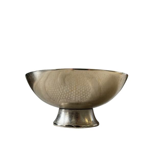 Black & White Checkered Enameled Gold Metal Bowl 10" Made in India NEW - Picture 15 of 16